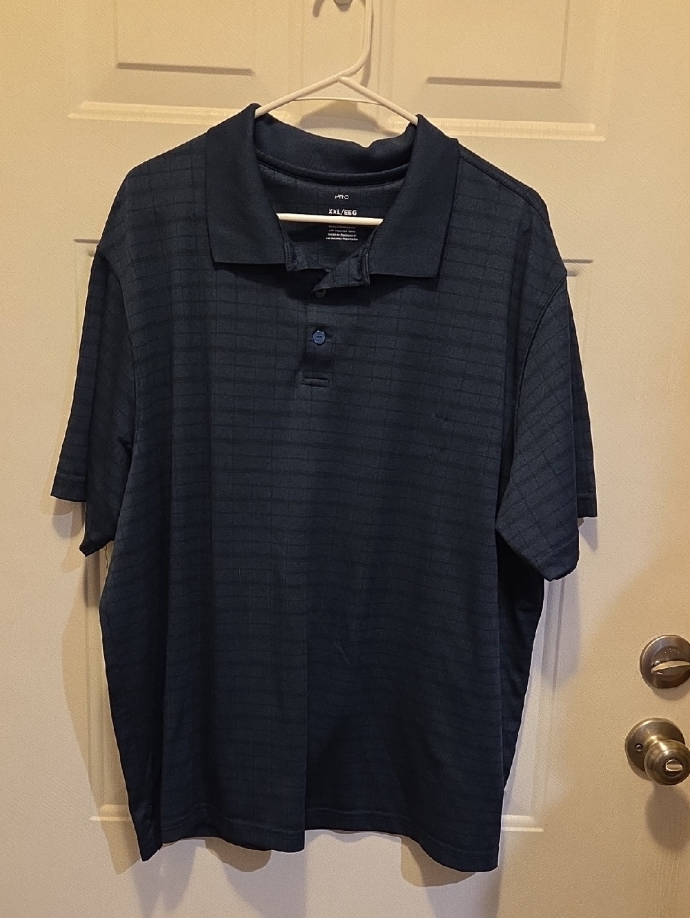 Men's Navy Pro Polo Shirt - Classic Short Sleeve